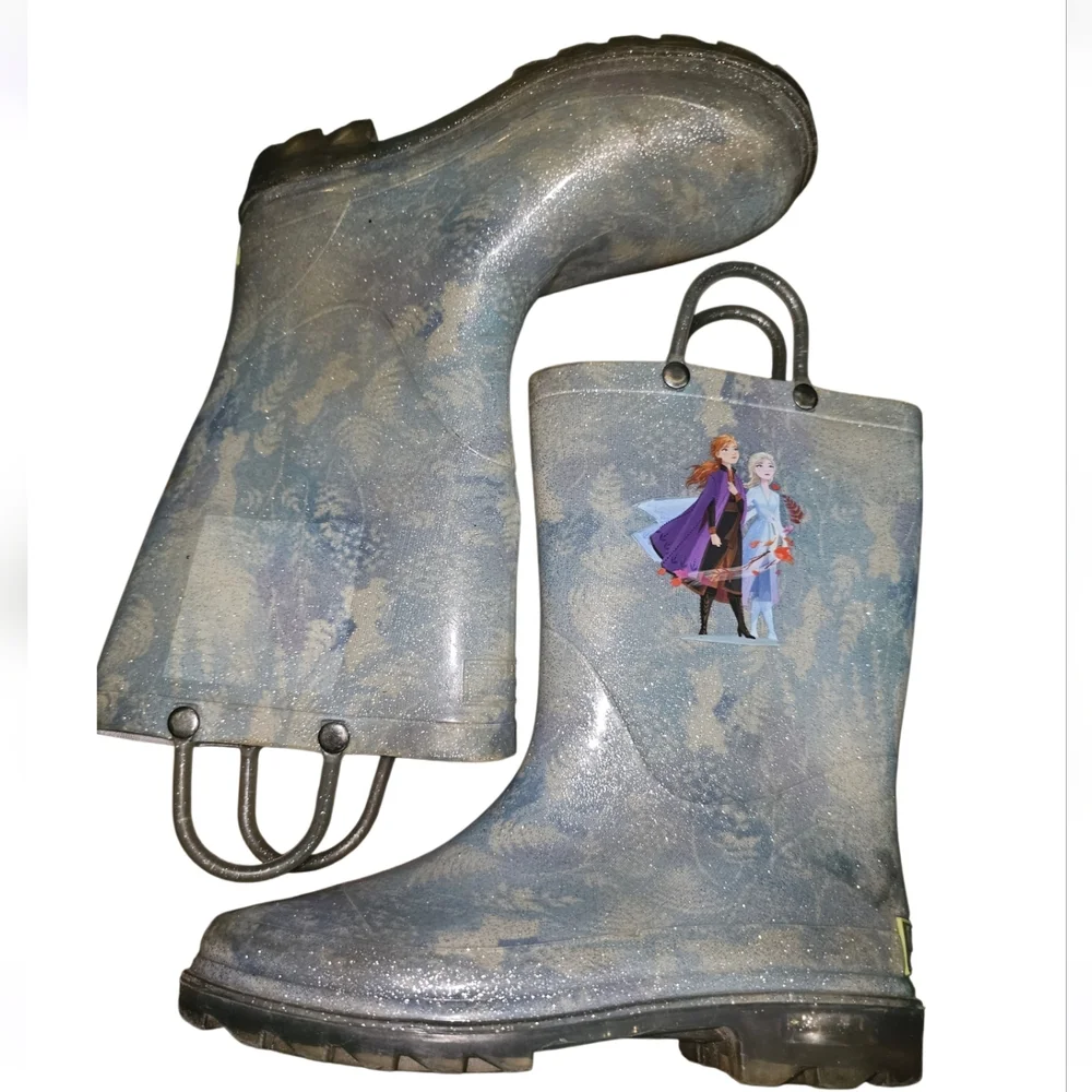 Kids Frozen Themed Rain Boots